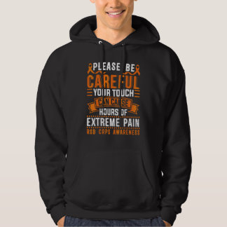 Din beröring kan orsaka extrem smärta Stöd Crps Aw Hoodie