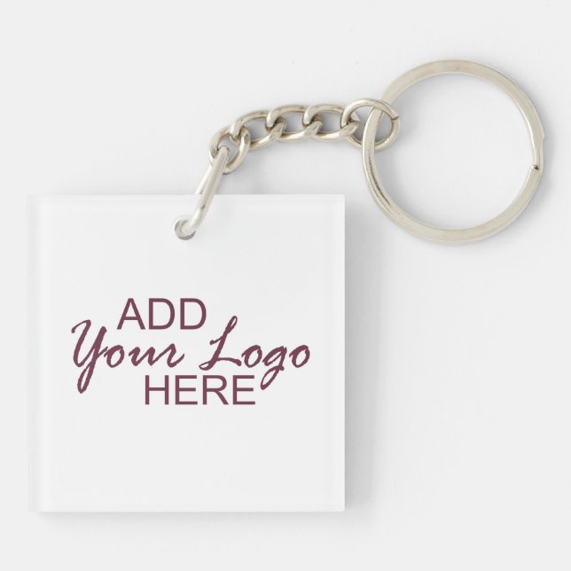 din beställnings- akrylkeychain för logotyp/pic 1 (Baksidan)