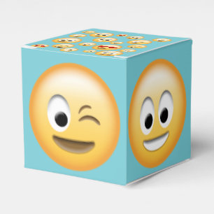 Din beställnings- färg, Emoji gåva Presentaskar