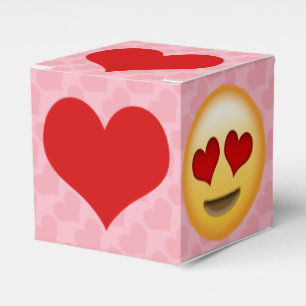 Din beställnings- färg, Emoji kärlekgåva Presentaskar