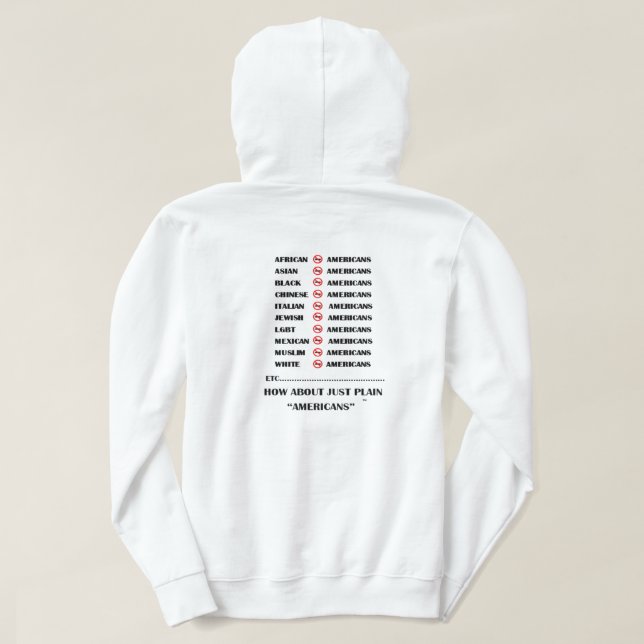 Din beställnings- manar grundläggande Hooded tröja Munkjacka (Design baksida)