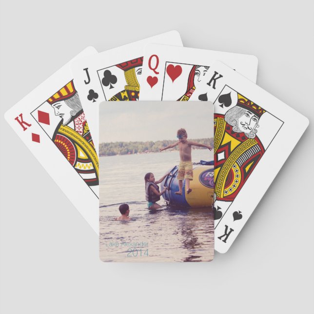 Din beställnings- poker som leker kort kortlek (Baksidan)