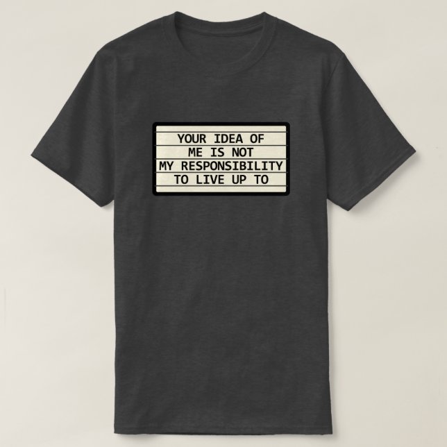 Din bild av mig t shirt (Design framsida)