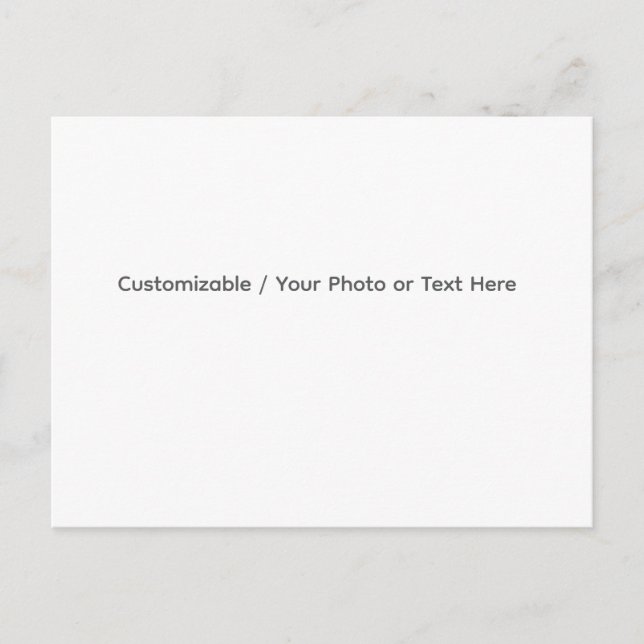 Din bild eller text här (anpassningsbar design) helg vykort (Framsida)