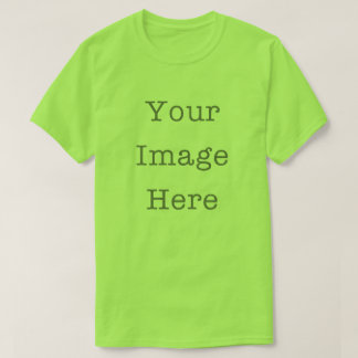 Din Bild Här Anpassningsbar Personlig Lime T Shirt