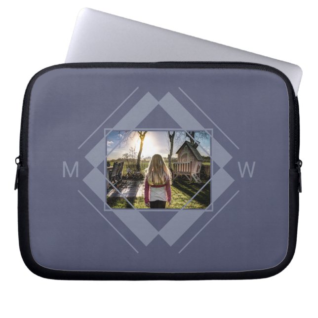 DIN Bild & Monogram laptopslädor Laptop Sleeve (Framsidan)