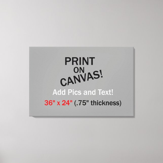 Din bild på arbetsytan - 36 x 24 tum (75 tum tjock (Framsida)