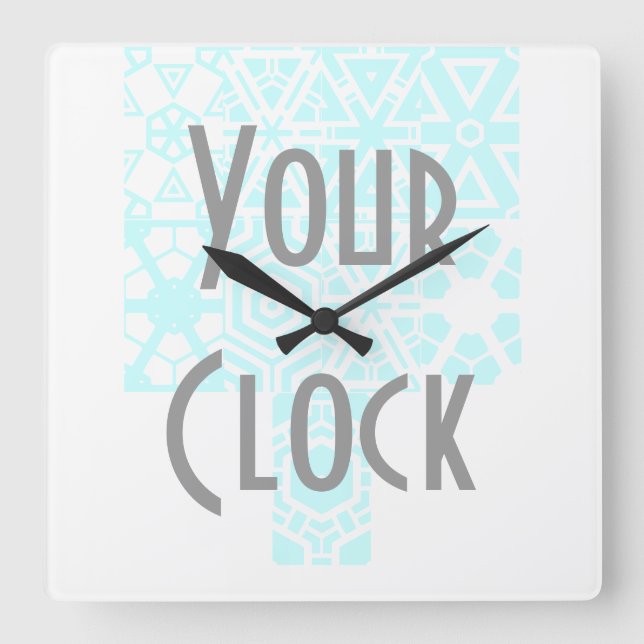 Din bildklocka fyrkantig klocka (Framsida)