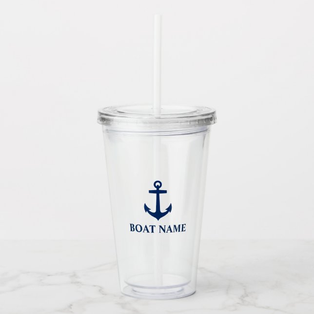 Din blå fästpunkt vid Namn Take Away Mugg (Framsida)