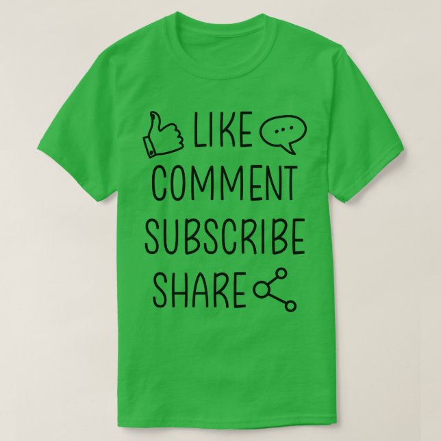 Din Bloggare som kommentar prenumererar  T Shirt (Design framsida)