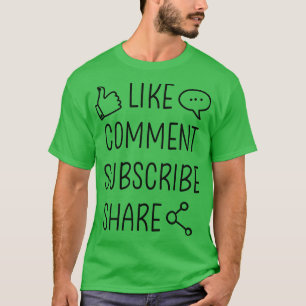 Din Bloggare som kommentar prenumererar T Shirt