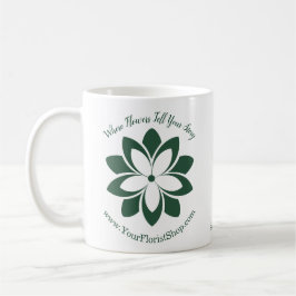 🌸 din Blommigt-historia med florist-befordring Kaffemugg