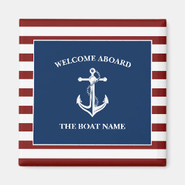 Din Boat Namn Anchor Magnet
