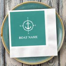 Din Boat Namn-kompass-ankare