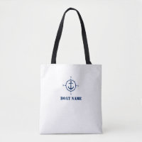 Din Boat Namn Tote Compass Anchor sh0d