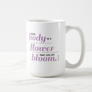 Din Body är en blommamugg Kaffemugg