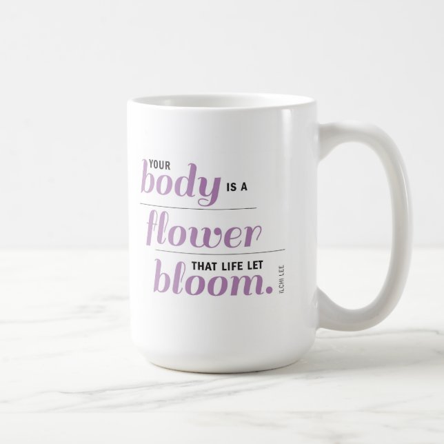 Din Body är en blommamugg Kaffemugg (Höger)