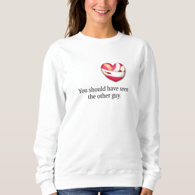 "Din borde ha sett den andra killen" Broken Heart T Shirt (Framsida)