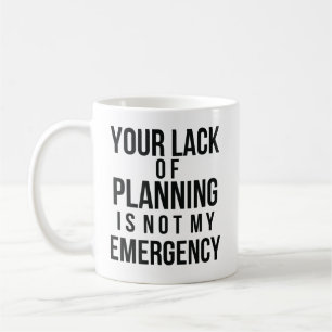 Din brist av att planera kaffemuggen kaffemugg