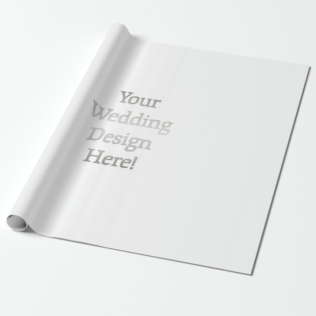 Din Bröllop-design Presentpapper (Utrullad)