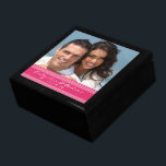 Din Bröllop- eller Förlovning-fotominnesgåva Smyckeskrin<br><div class="desc">Anpassningsbar Designer-Smyckeskrin för bröllop Black Lacquer Personlig Designer eller Elegant för minneslåda Unik julklapp eller Valentines day-gåvor på årsdagen för Bröllop</div>