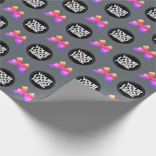 Din Business Logotyp Anpassningsbar Cute Rainbow G Presentpapper