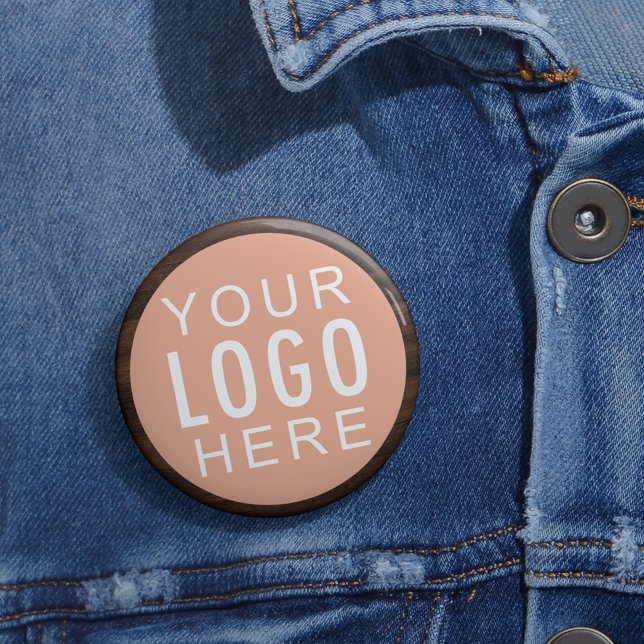 Din Business Logotyp Company Promotive Anpassnings Knapp (Your Business Logo Company Promotional Custom Button)