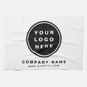 Din Business Logotyp Promotive Business Company Kökshandduk