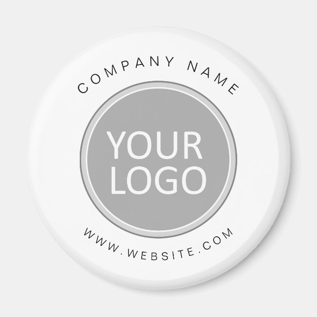 Din Business Logotyp Promotive Business Company Magnet (Framsidan)