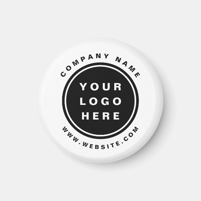 Din Business Logotyp Promotive Business Company Magnet (Framsidan)