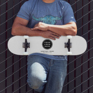 Din Business Logotyp Promotive Business Company Mini Skateboard Bräda 18,5 Cm