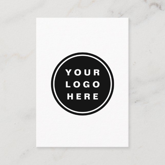 Din Business Logotyp Promotive Business Company Visitkort (Framsida)