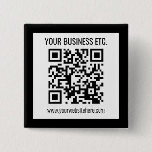 Din Business Namn och redigerbar QR-kod Knapp