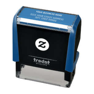 Din Business Namn Returadress Färg Frimärke Självfärgande Stämpel