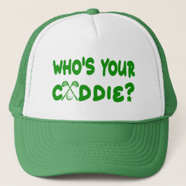Din Caddie Golfer Hat - Grönt Keps