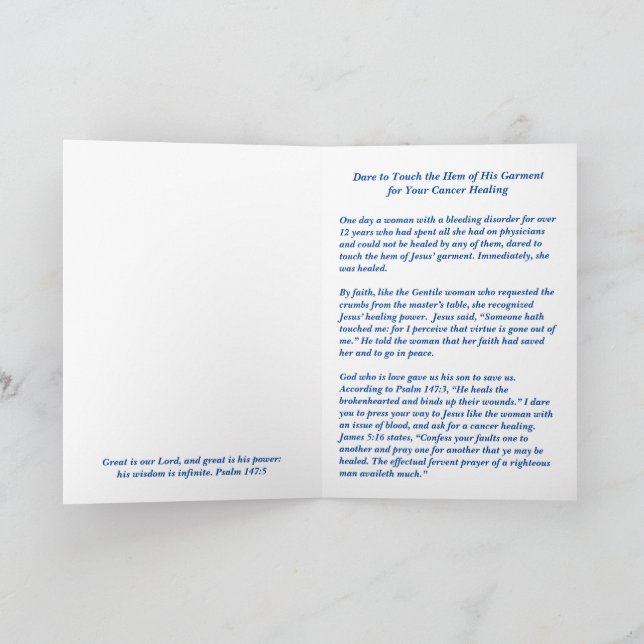 Din Cancer-läkning är en röra Kort (Inuti)