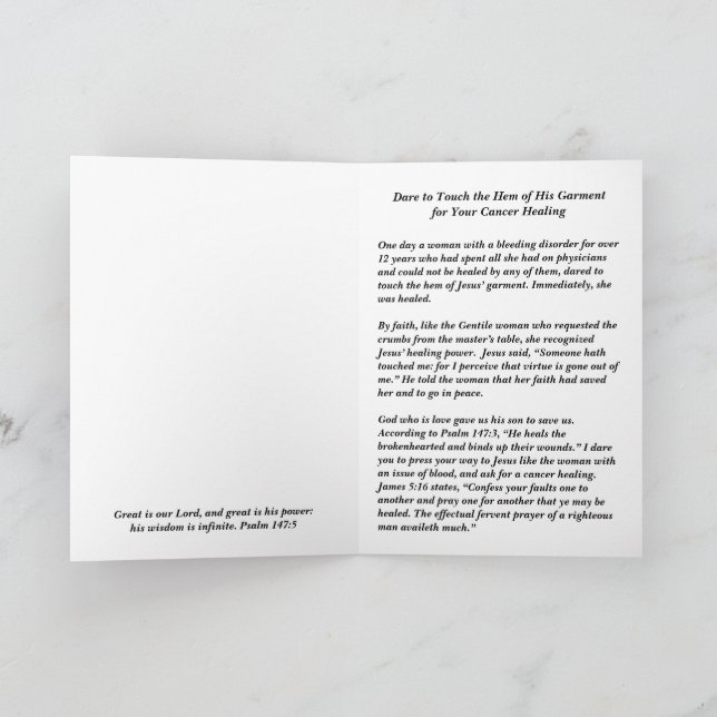 Din Cancer-läkning är en röra Kort (Inuti)