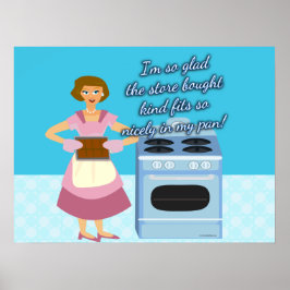Din Cheatin Brownies Snarky Housefru Poster