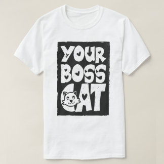 Din Chef-katt i vitt T Shirt