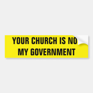 DIN CHURCH ÄR INTE MIN REGERING BILDEKAL