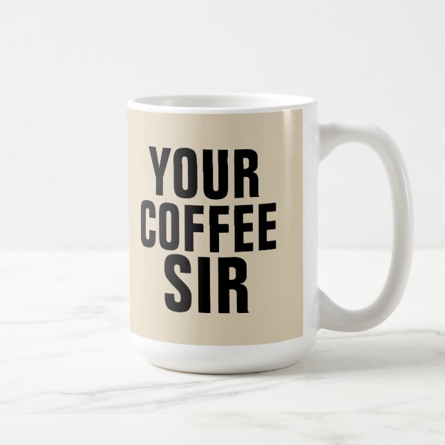 DIN COFFEE HERR, Make eller Boyvän Mugg (Höger)
