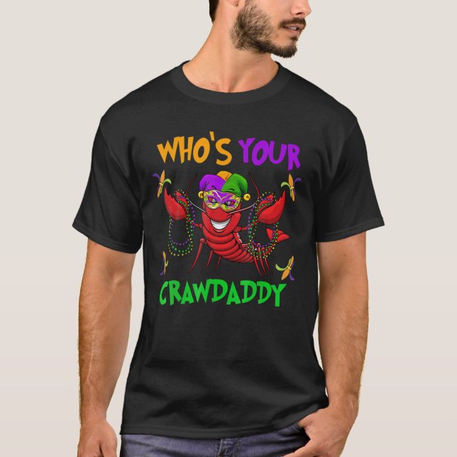 Din Crawpappa Mardi Gras Parad 2022 T Shirt (Framsida)