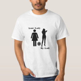 Din dam - min dam tee shirt