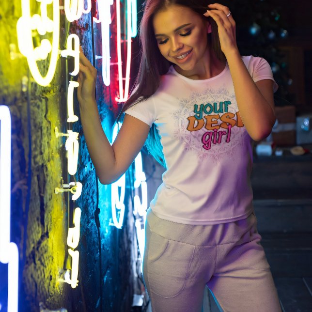 Din Desi Girl Swag T Shirt (Skapare uppladdad)