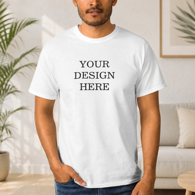 Din Design Här Anpassad Rolig T-Shirt Mall (Skapare uppladdad)