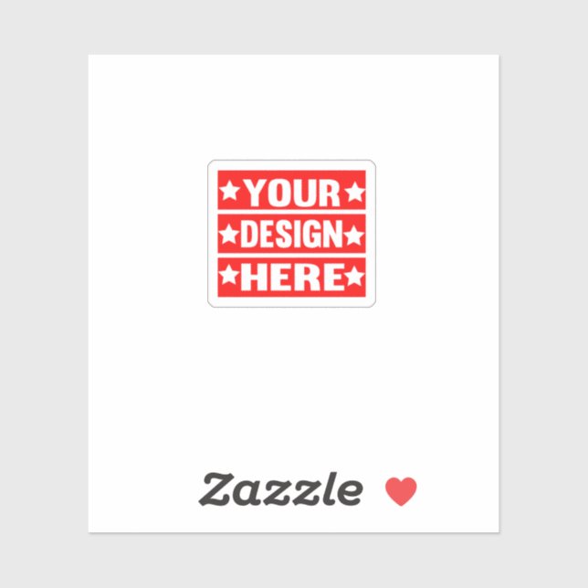 Din design här-Anpassningsbar Klistermärken (Ark)