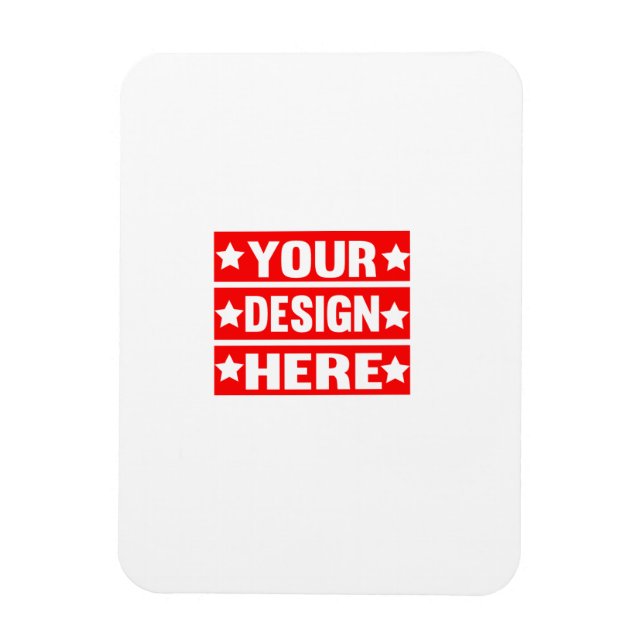 Din design här-Anpassningsbar Magnet (Vertikal)