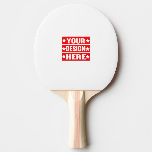 Din design här-Anpassningsbar Pingisracket (Framsidan)
