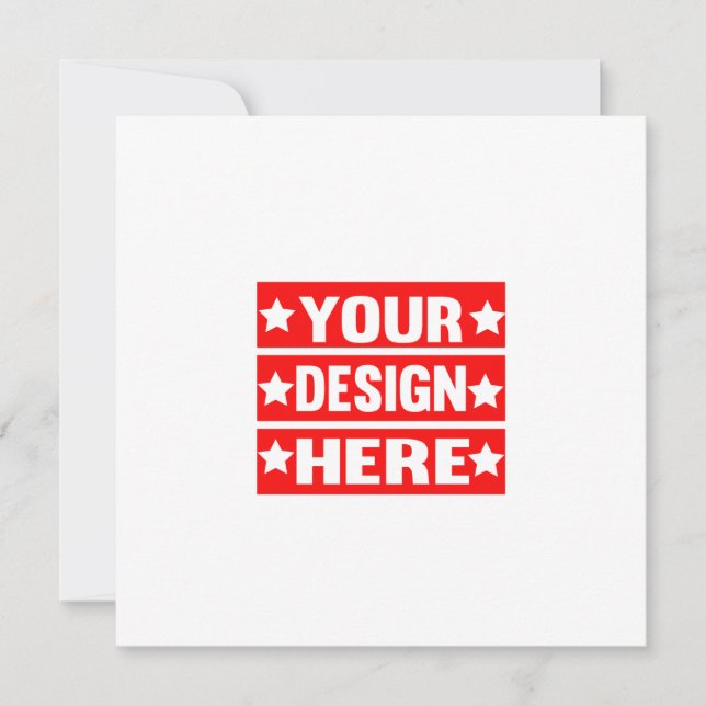 Din design här-Anpassningsbar Tack Kort (Framsida)