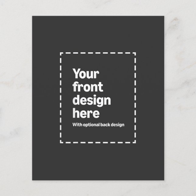 Din Design Här Flygblad (Framsidan)